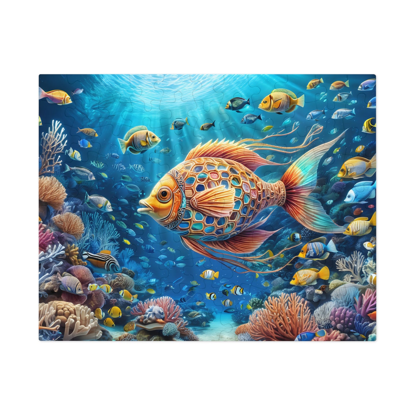 Underwater Coral Reef Adventure Puzzle Jigsaw Puzzle (30, 110, 252, 500,1000-Piece)