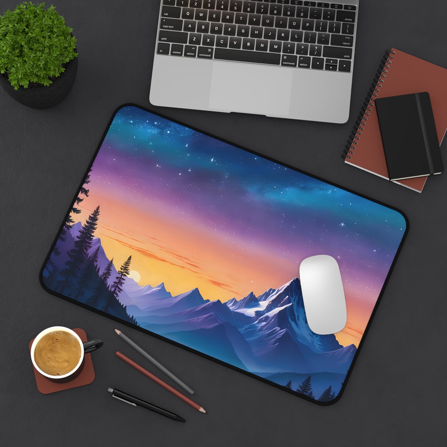 Desk Mat | Mountain View at Sunset