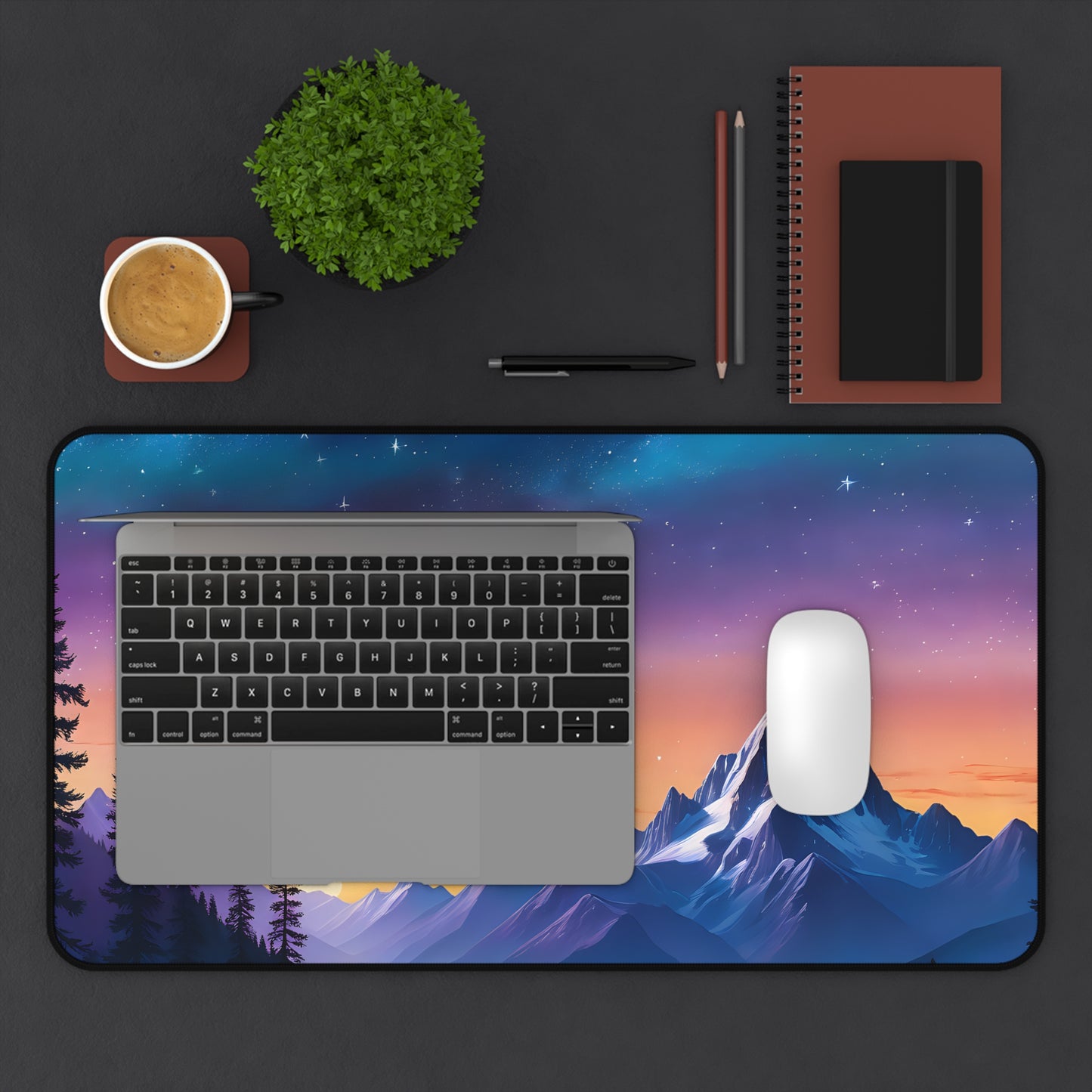 Desk Mat | Mountain View at Sunset