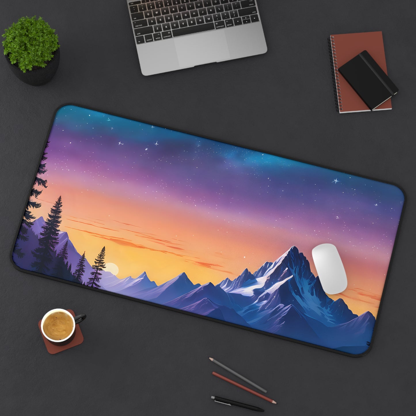 Desk Mat | Mountain View at Sunset