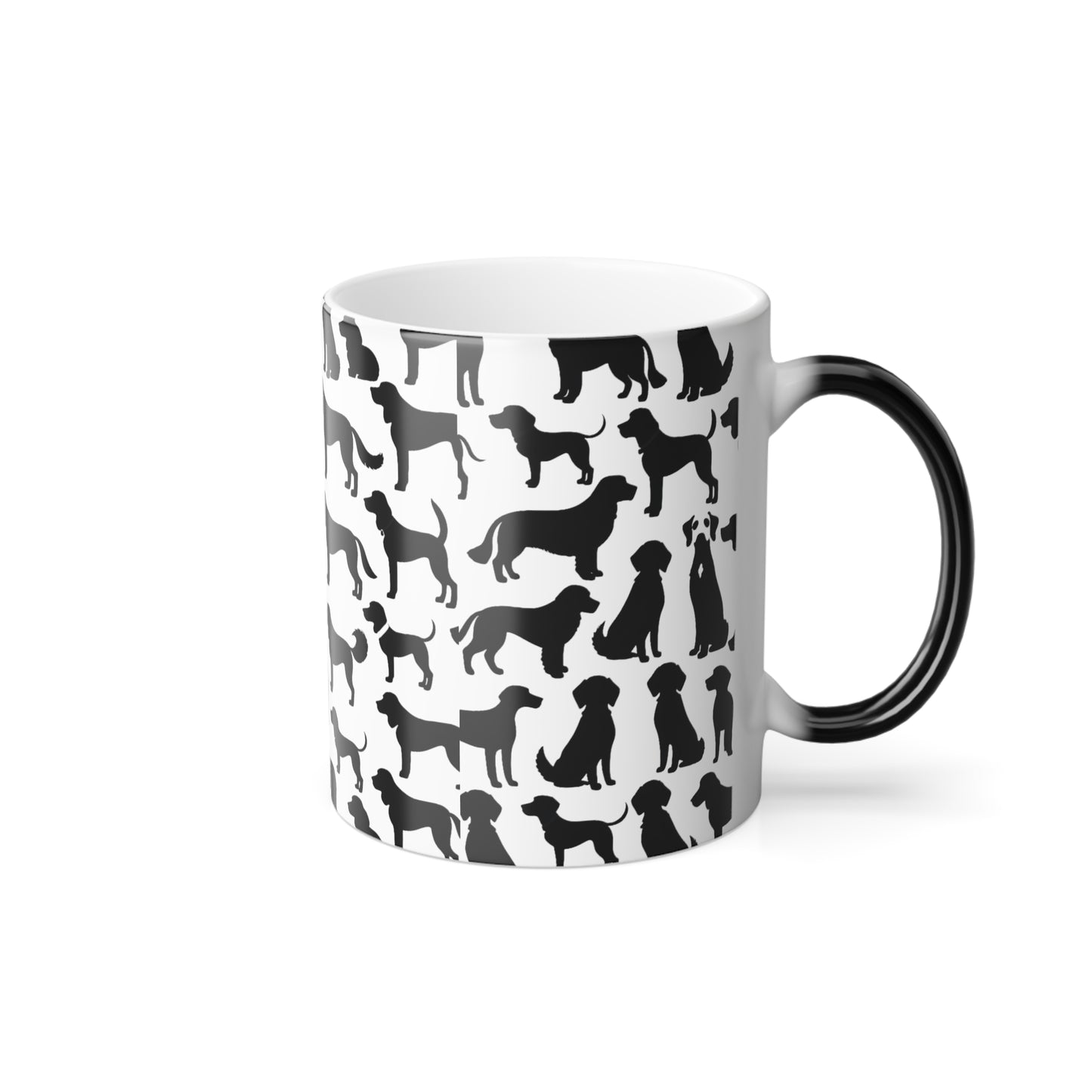 Dog Pattern Color Morphing Mug, 11oz