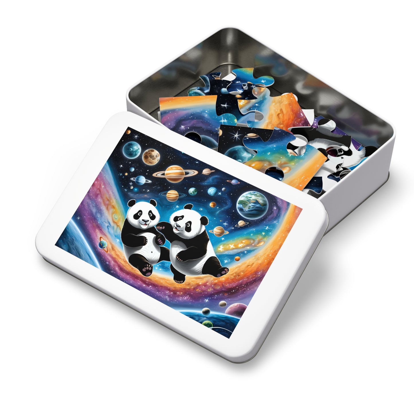 Pandas in Space Jigsaw Puzzle (30, 110, 252, 500,1000-Piece)