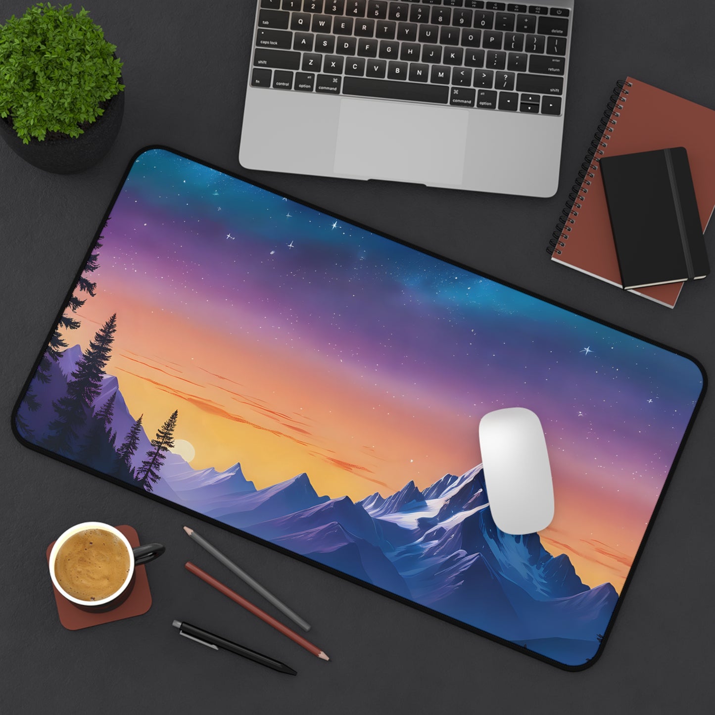 Desk Mat | Mountain View at Sunset