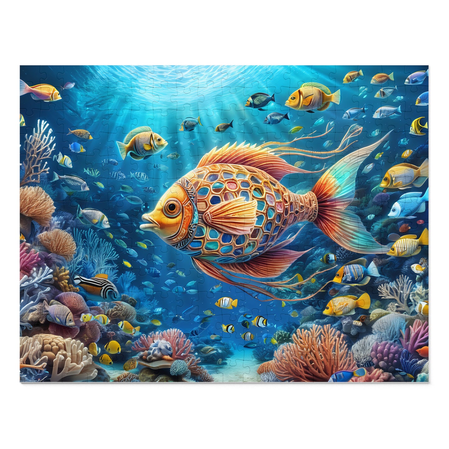 Underwater Coral Reef Adventure Puzzle Jigsaw Puzzle (30, 110, 252, 500,1000-Piece)