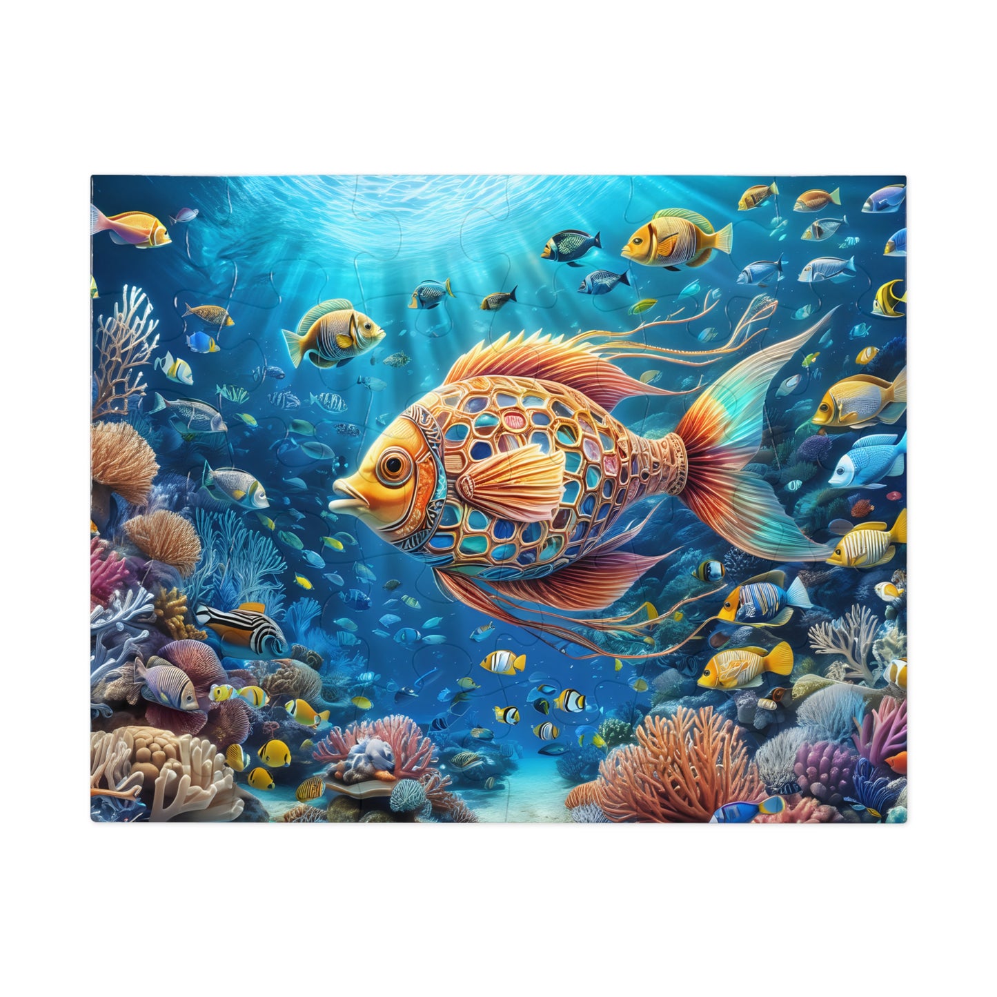 Underwater Coral Reef Adventure Puzzle Jigsaw Puzzle (30, 110, 252, 500,1000-Piece)