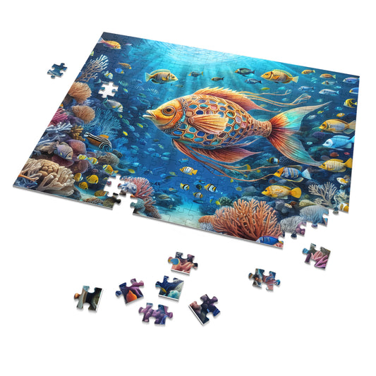 Underwater Coral Reef Adventure Puzzle Jigsaw Puzzle (30, 110, 252, 500,1000-Piece)