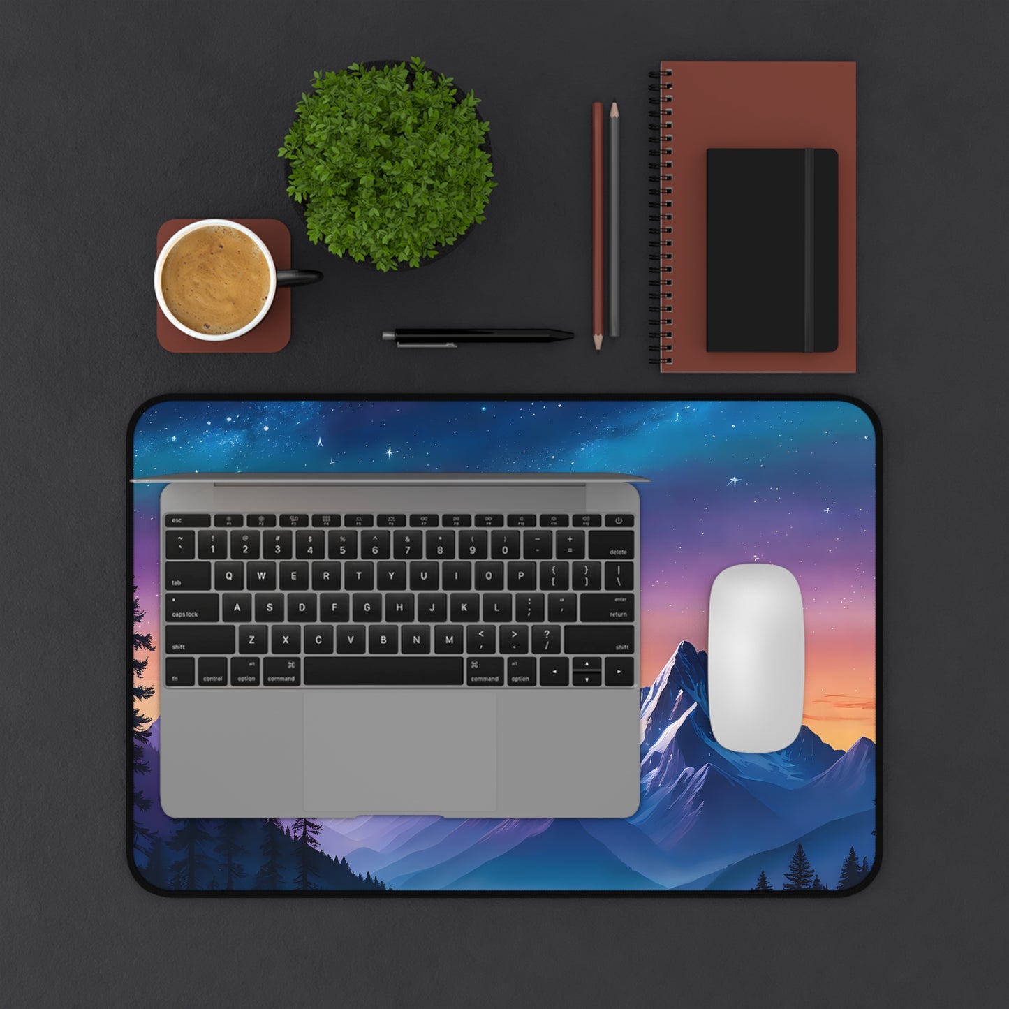 Desk Mat | Mountain View at Sunset