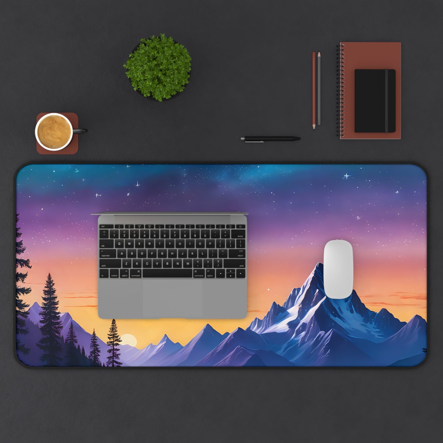 Desk Mat | Mountain View at Sunset