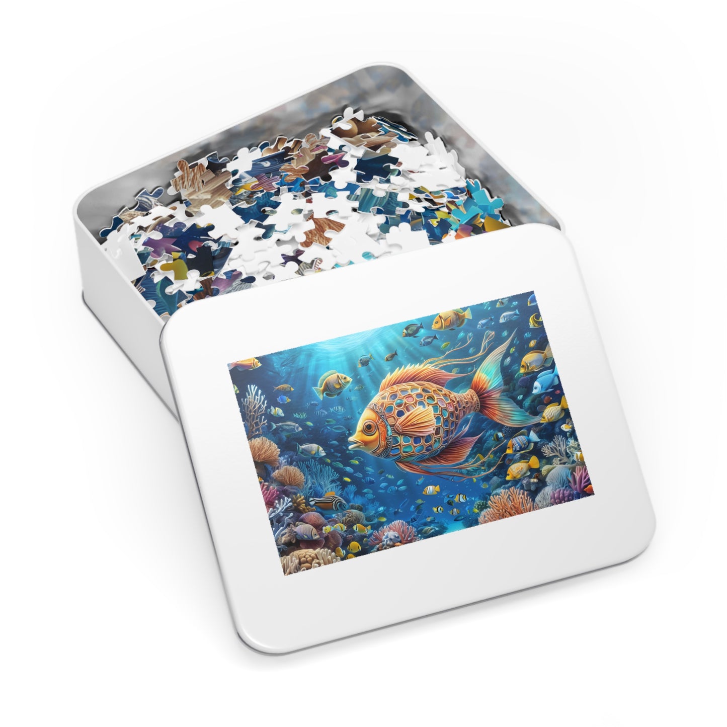 Underwater Coral Reef Adventure Puzzle Jigsaw Puzzle (30, 110, 252, 500,1000-Piece)