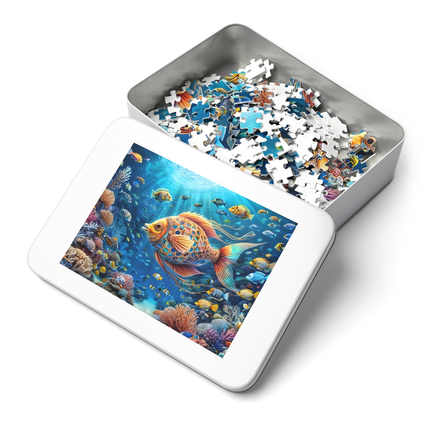 Underwater Coral Reef Adventure Puzzle Jigsaw Puzzle (30, 110, 252, 500,1000-Piece)